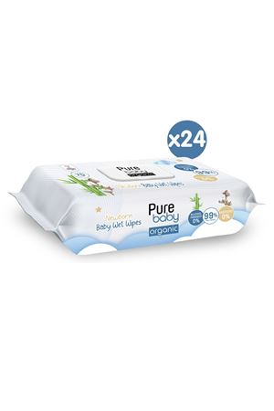 Pure Baby Organic Yenidoğan Islak Havlu 24x70 (1680 Yaprak)