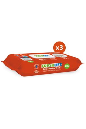 Freshlife Vücut Temizleme Havlusu 3x50 (150 Yaprak)