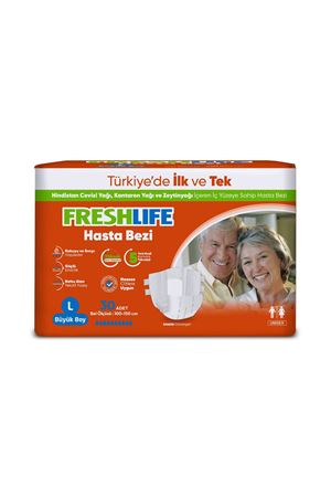 Freshlife Large Bel Bantlı Yetişkin Hasta Bezi 30 Adet
